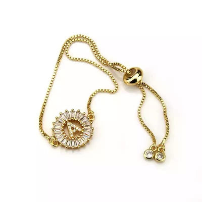 Initial Pendant Bracelet