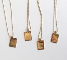 Load image into Gallery viewer, Mantra Necklace