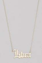 Load image into Gallery viewer, Libra Astrology Necklace