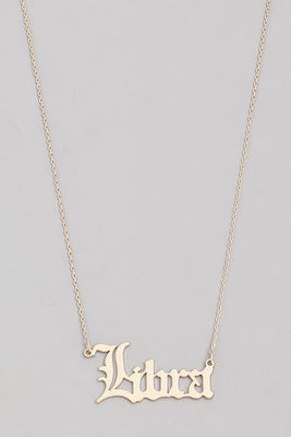 Libra Astrology Necklace