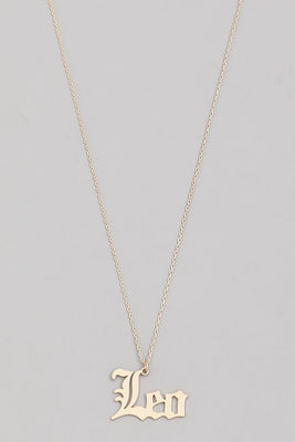 Leo Astrology Necklace